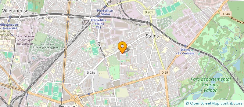 localisation de l'entreprise LSW BRIANTAK SNC à STAINS