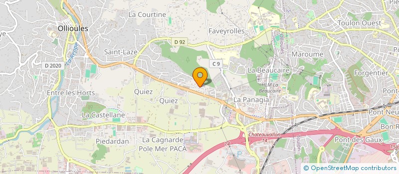 localisation de l'entreprise LT 21 - 09  OLLIOULES