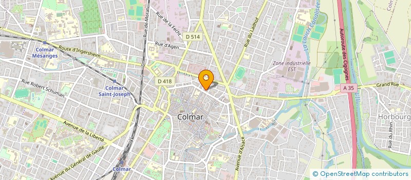 localisation de l'entreprise LT à COLMAR