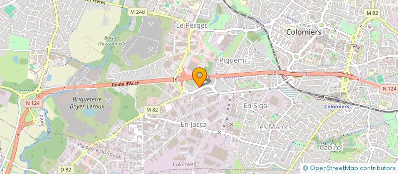 localisation de l'entreprise LT à COLOMIERS