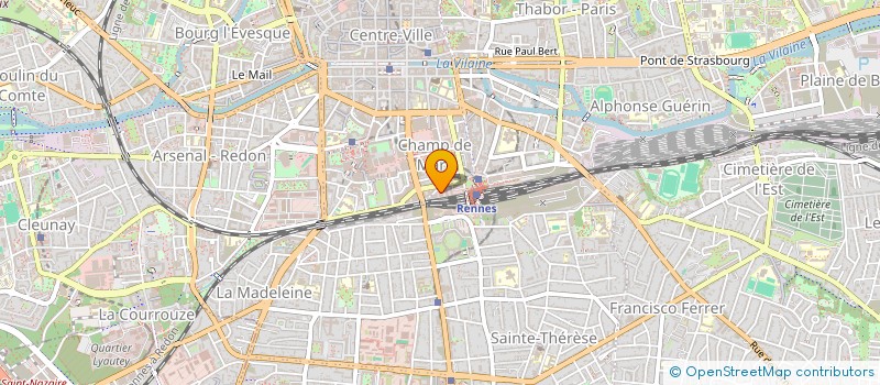 localisation de l'entreprise LT à RENNES