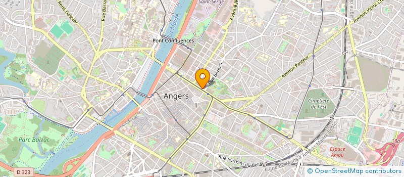 localisation de l'entreprise LT ANGERS à ANGERS