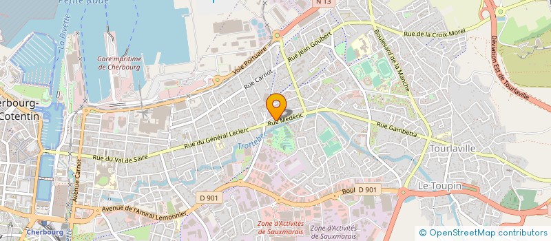 localisation de l'entreprise LT AUTO  CHERBOURG-EN-COTENTIN