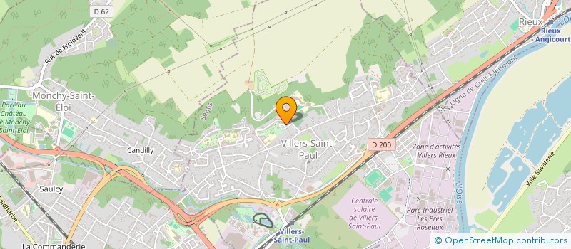 localisation de l'entreprise LT AUTO PERF  VILLERS-SAINT-PAUL