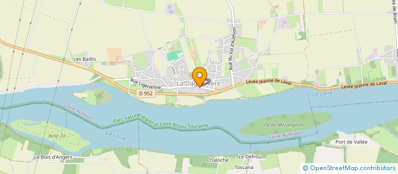 localisation de l'entreprise LT AUTOMOBILES à LOIRE-AUTHION