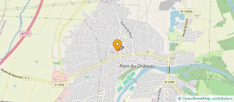 localisation de l'entreprise LT BOUCHERIE  PONT-DU-CHATEAU