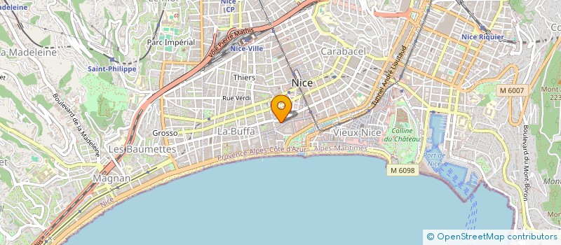 localisation de l'entreprise LT CAPITAL à NICE