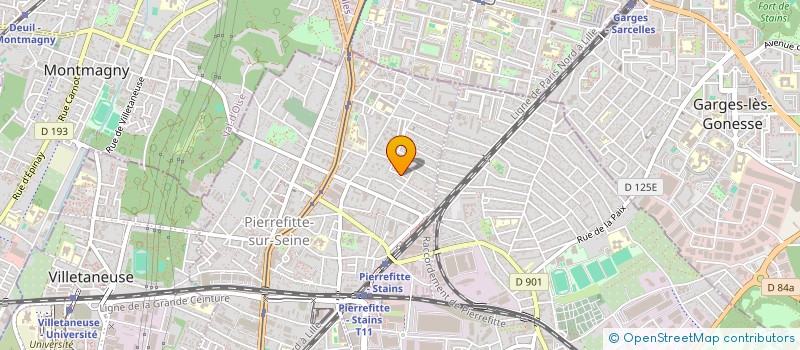 localisation de l'entreprise LT CAR'GO  PIERREFITTE-SUR-SEINE