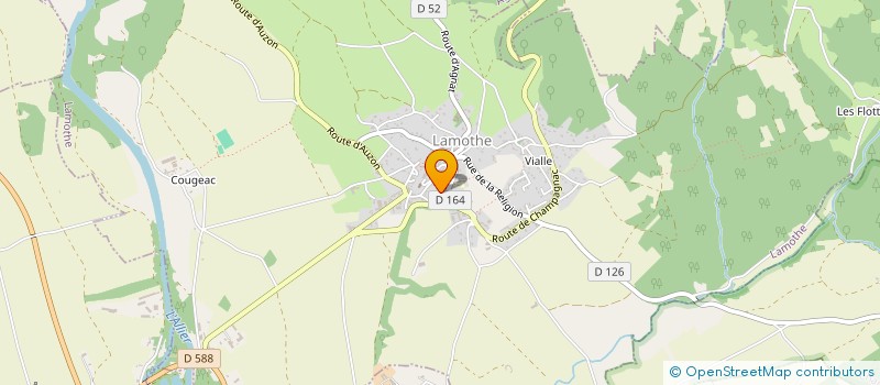 localisation de l'entreprise LT CARRELEUR  LAMOTHE