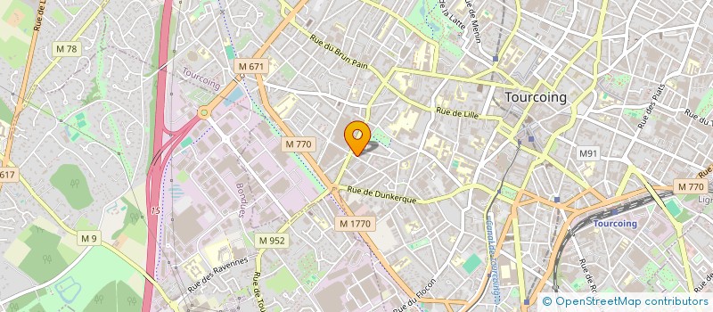 localisation de l'entreprise LT CHAUFFAGE  TOURCOING