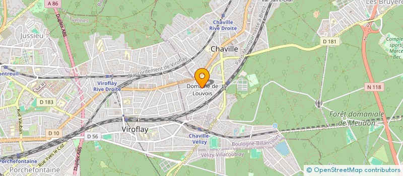 localisation de l'entreprise LT CONSEIL à CHAVILLE