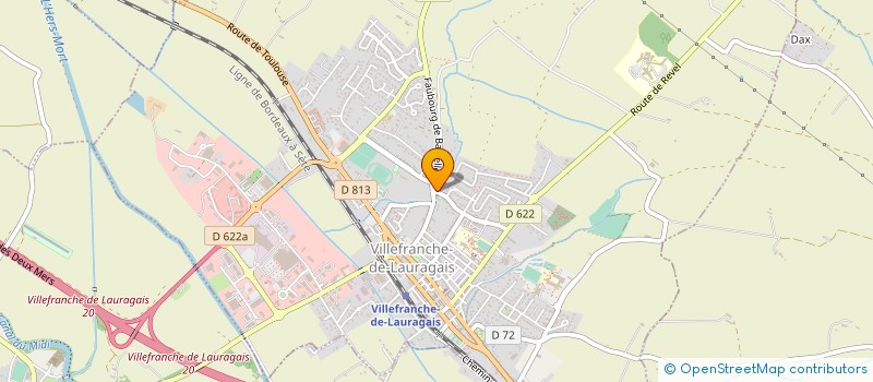 localisation de l'entreprise LT CONSTRUCTION  VILLEFRANCHE-DE-LAURAGAIS