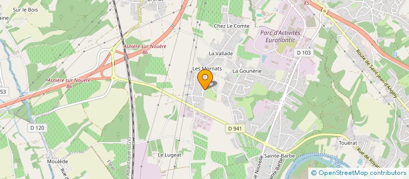 localisation de l'entreprise LT DC - SCI à FLEAC