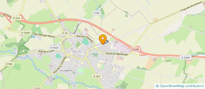 localisation de l'entreprise LT DECO  BAVAY