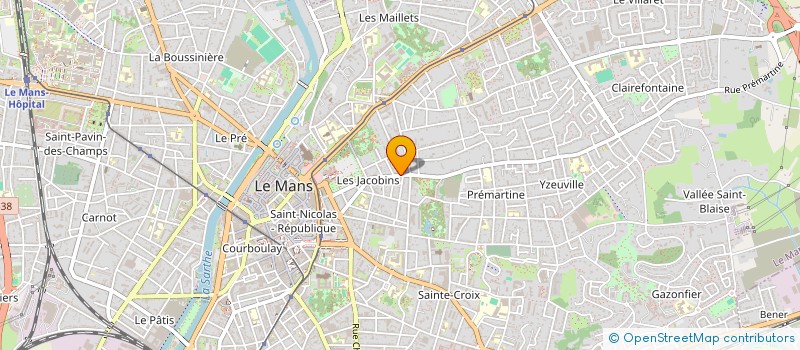 localisation de l'entreprise LT DENTAIRE  LE MANS