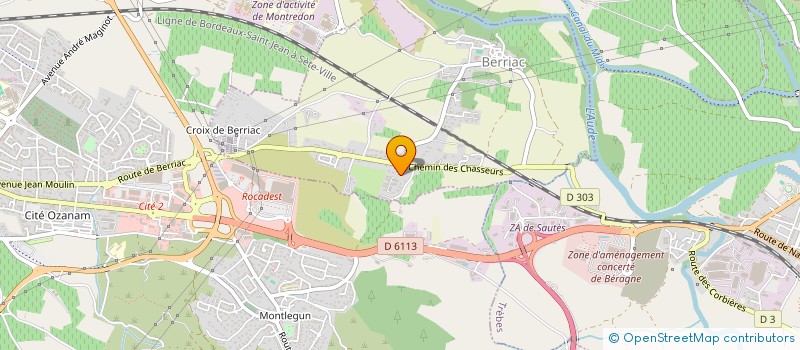 localisation de l'entreprise LT ECHAFAUDAGE  BERRIAC