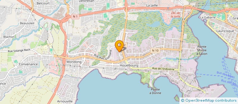 localisation de l'entreprise LT ET E DEVELOPPEMENT  PETIT-BOURG