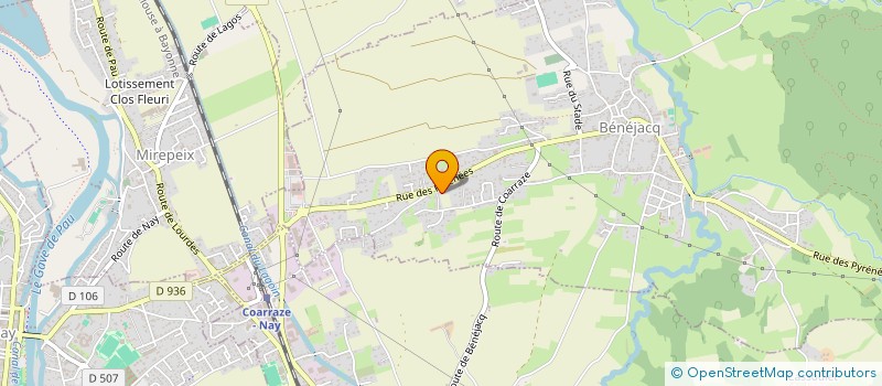 localisation de l'entreprise LT-EV2M  BENEJACQ