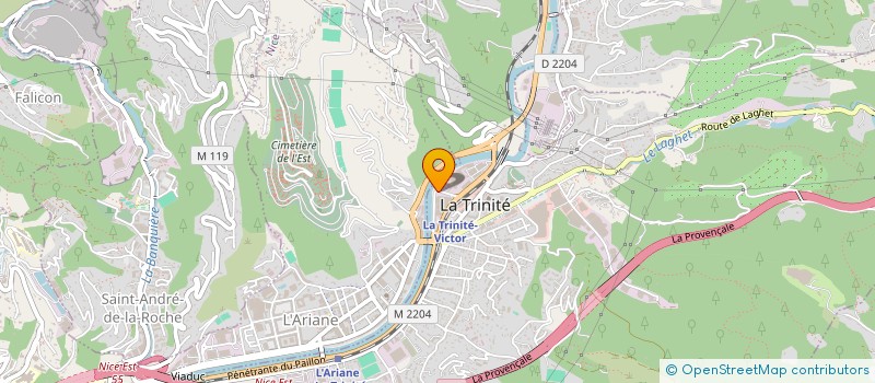 localisation de l'entreprise LT EVENTS à LA TRINITE