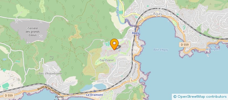 localisation de l'entreprise LT EVENTS & TRAVEL à SAINT-RAPHAEL