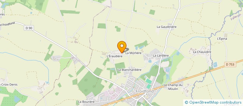 localisation de l'entreprise LT FACADIER  FROIDFOND