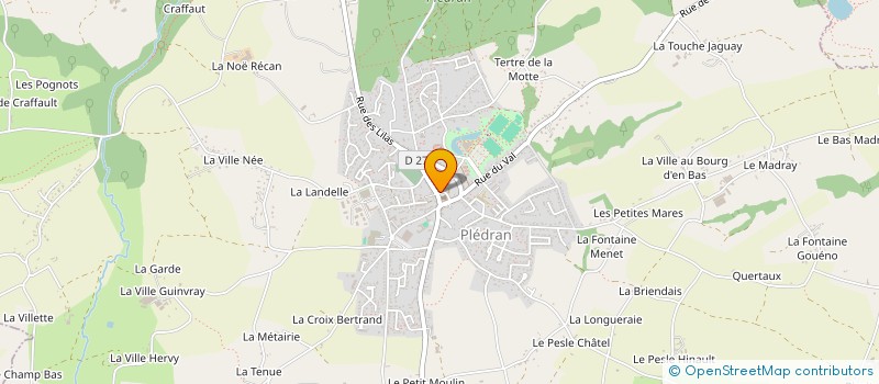 localisation de l'entreprise LT FAMILLY  PLEDRAN