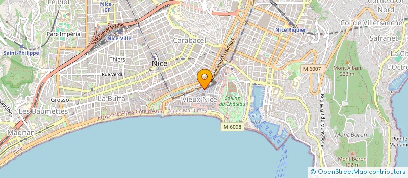 localisation de l'entreprise LT FINANCE  NICE