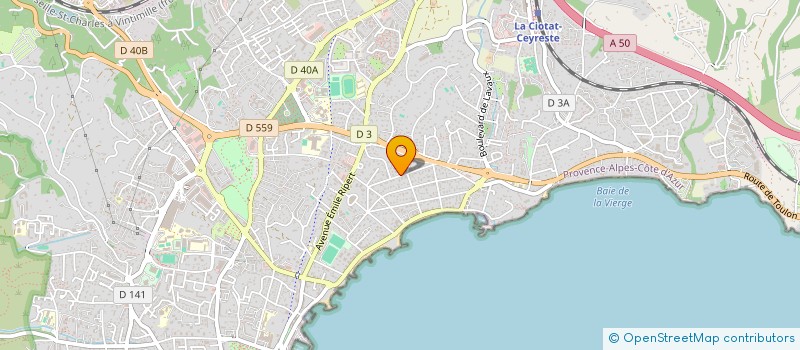 localisation de l'entreprise LT FINANCEMENTS à LA CIOTAT