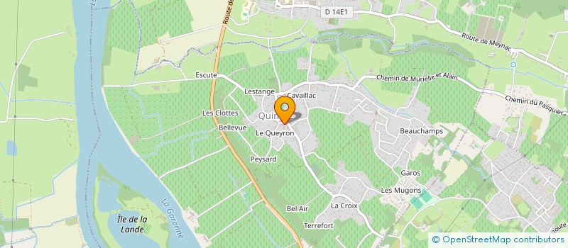 localisation de l'entreprise LT FRANCE  QUINSAC