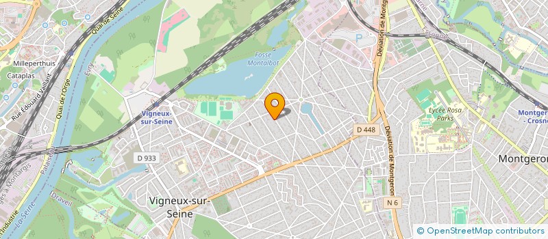 localisation de l'entreprise LT FRUITS à VIGNEUX-SUR-SEINE