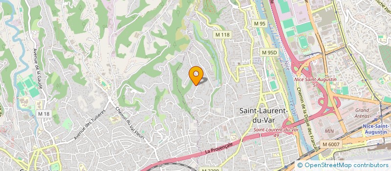 localisation de l'entreprise LT GESTION à SAINT-LAURENT-DU-VAR