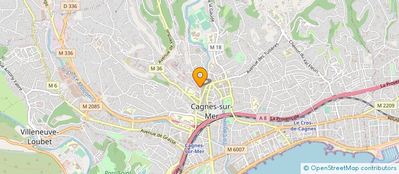 localisation de l'entreprise LT GROUPE à CAGNES-SUR-MER