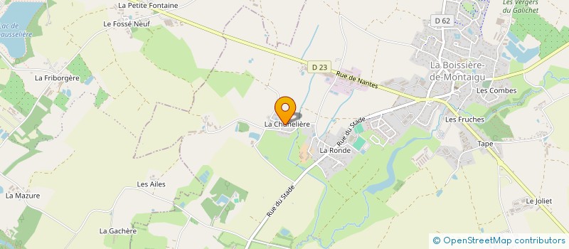 localisation de l'entreprise LT HOME  LA BOISSIERE-DE-MONTAIGU