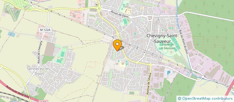 localisation de l'entreprise LT IMMO  CHEVIGNY-SAINT-SAUVEUR