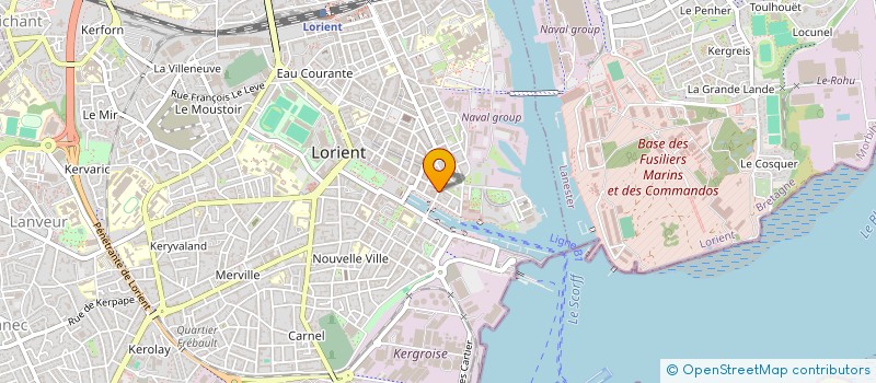 localisation de l'entreprise LT IMMO  LORIENT