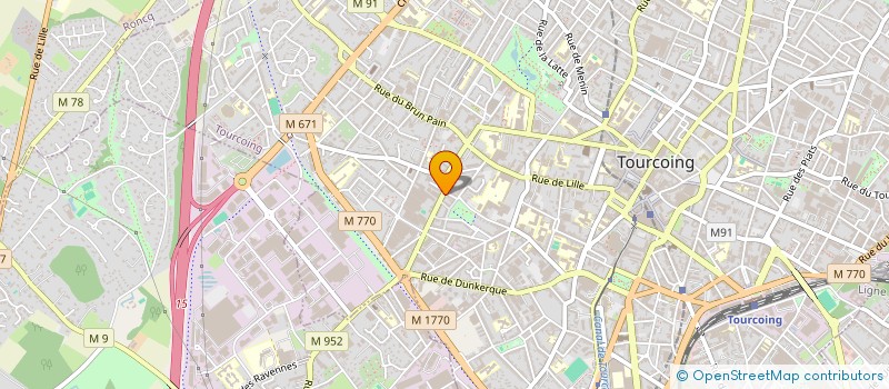 localisation de l'entreprise LT IMMO  TOURCOING