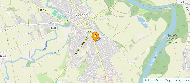 localisation de l'entreprise LT IMMOBILIER  GRENADE SUR GARONNE