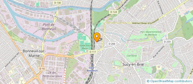 localisation de l'entreprise LT IMMOBILIER  SUCY-EN-BRIE