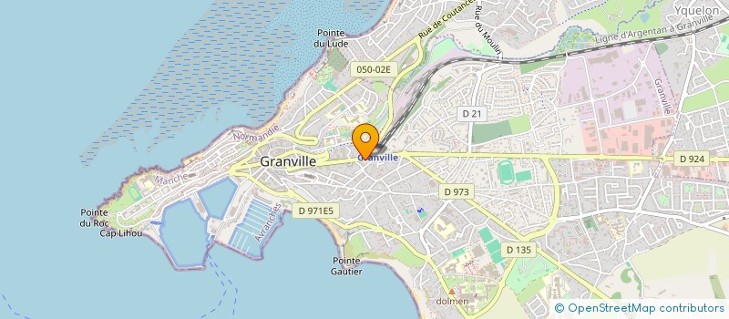 localisation de l'entreprise LT IMMOBILIERS à GRANVILLE