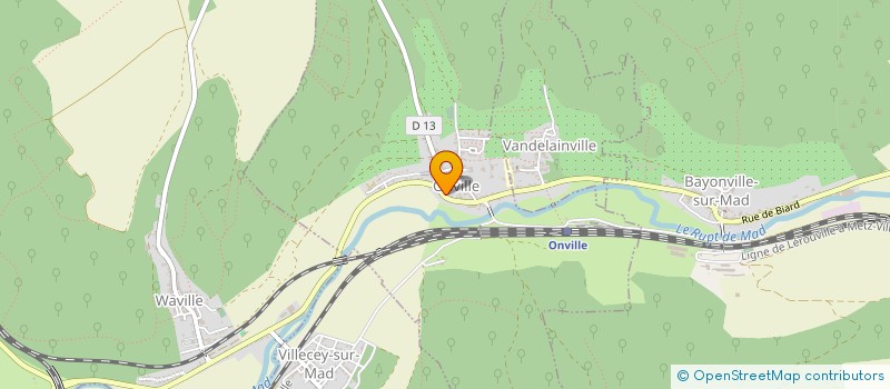 localisation de l'entreprise LT INFO  ONVILLE