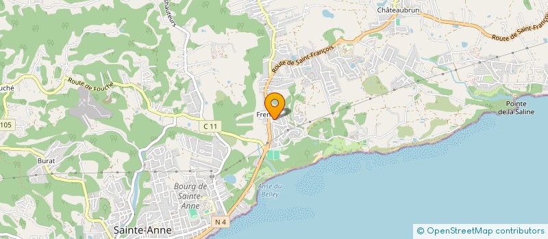 localisation de l'entreprise LT INGENIERIE à SAINTE-ANNE