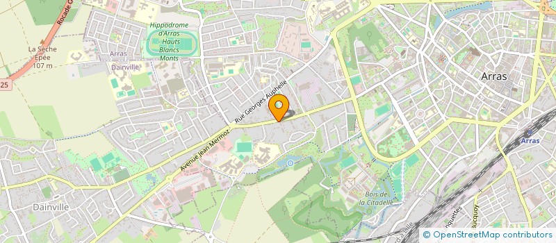 localisation de l'entreprise LT INVEST à ARRAS