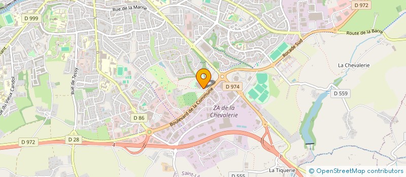 localisation de l'entreprise LT INVESTISSEMENT  SAINT-LO