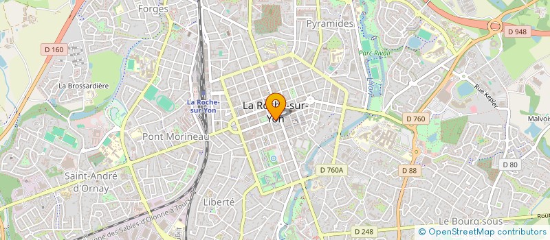 localisation de l'entreprise LT JOAILLERIE  ROCHE SUR YON (LA)