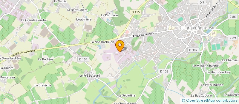 localisation de l'entreprise LT METAL CONCEPT à VALLET
