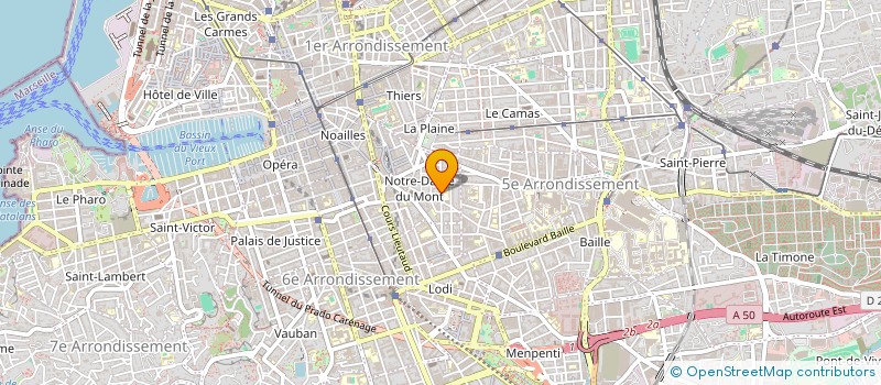 localisation de l'entreprise LT MUSA à MARSEILLE