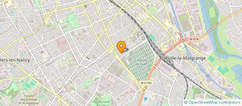 localisation de l'entreprise LT NEXUS  VANDUVRE-LES-NANCY