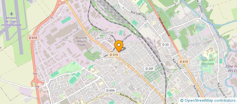 localisation de l'entreprise LT PATRIMOINE  LA CHAPELLE-SAINT-LUC