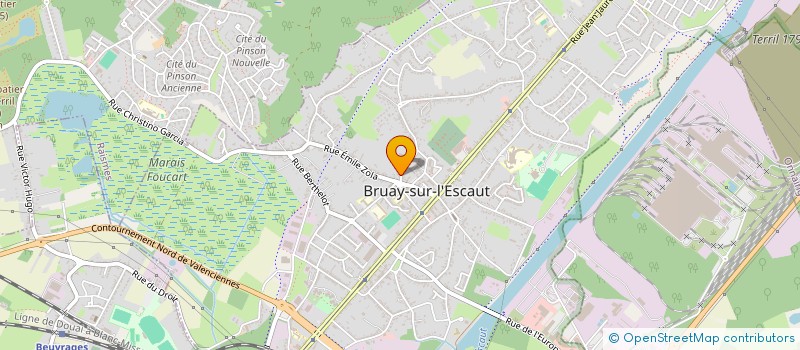 localisation de l'entreprise LT PATRIMOINE  BRUAY-SUR-L'ESCAUT