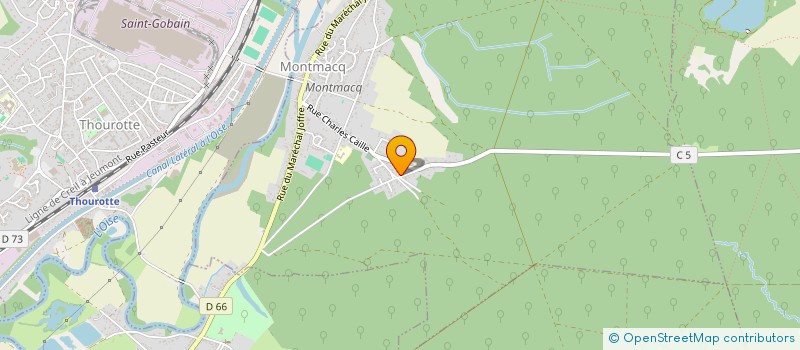 localisation de l'entreprise LT PAYSAGISTE  MONTMACQ